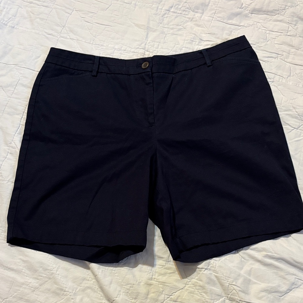 Talbots Navy Women's Bermudas